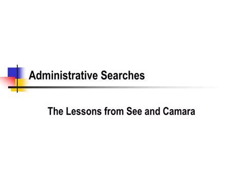 Administrative Searches Ppt Download Administrative Searches Ppt Download
