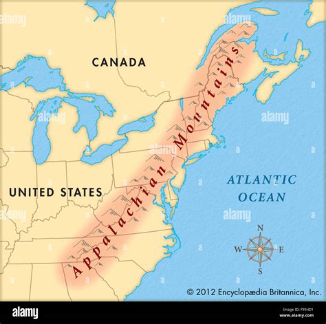 Appalachian Mountains Map Appalachian Mountains Map
