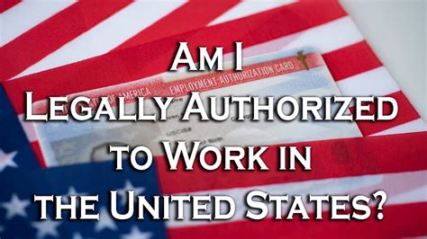 Are You Legally Eligible For Employment In The United States