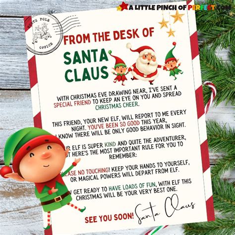 Arrival Letter From Elf On The Shelf Printable Arrival Letter From Elf On The Shelf Printable