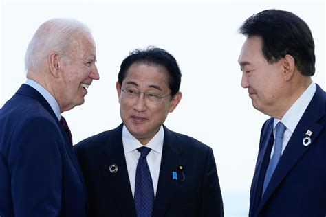 At Camp David Biden Aims To Nudge Japan And South Korea Toward Greater At Camp David Biden Aims To Nudge Japan And South Korea Toward Greater
