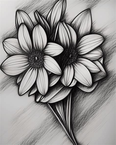 5 Beautiful Flower Drawings 5 Beautiful Flower Drawings