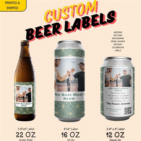 Custom Beer Can Labels Design And Custom Personalized Beer Can Labels Custom Beer Can Labels Design And Custom Personalized Beer Can Labels