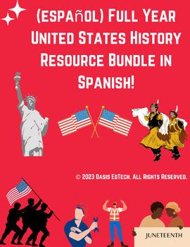 Espa Ol Full Year United States History Resource Bundle In Spanish Espa Ol Full Year United States History Resource Bundle In Spanish