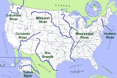 How Many Rivers Flow North In The United States
