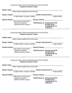 Pa State Collection And Disbursement Unit