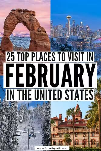 Places To Visit In United States In February