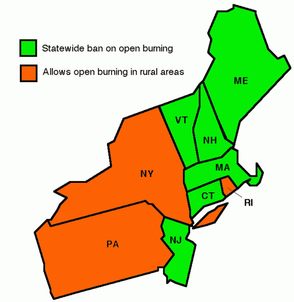 Printable Map Of Northeastern United States