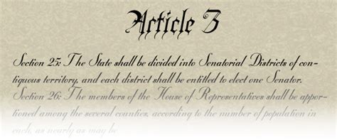 Texas Constitution Article 3