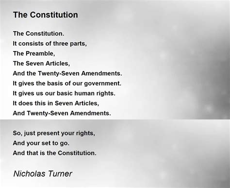 The Constitution Lyrics