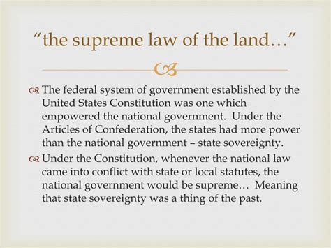 The Constitution The Supreme Law Of The Land Ppt Video Online Download The Constitution The Supreme Law Of The Land Ppt Video Online Download