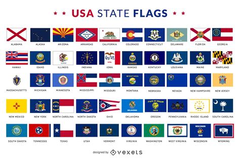 The State Flags Of The United States The State Flags Of The United States