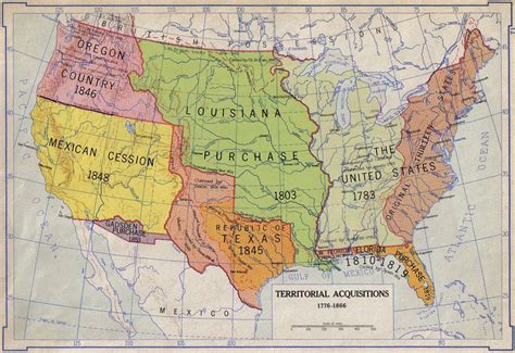 United States Map In 1776