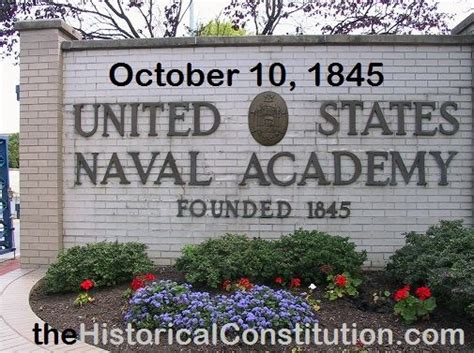 United States Naval Academy Founded