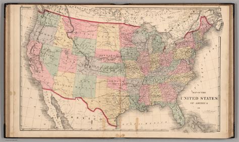 United States Of America 1880 David Rumsey Historical Map Collection United States Of America 1880 David Rumsey Historical Map Collection