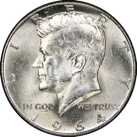 United States Of America Half Dollar 1964