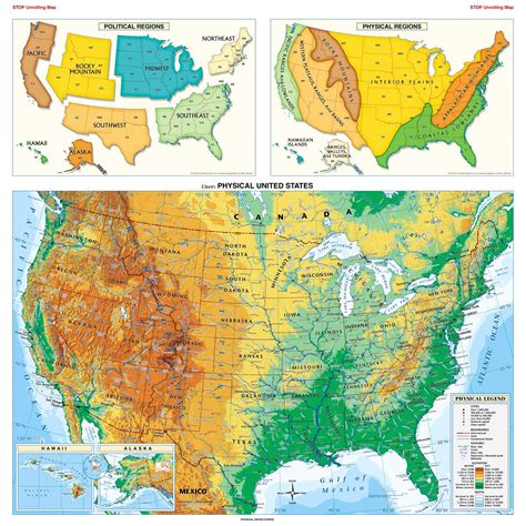 United States Physical Map United States Physical Map