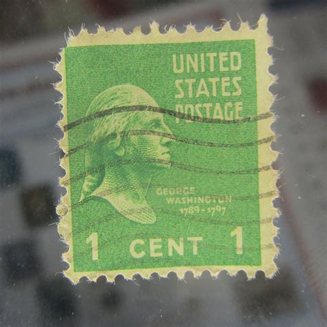 United States Postage George Washington 1 Cent