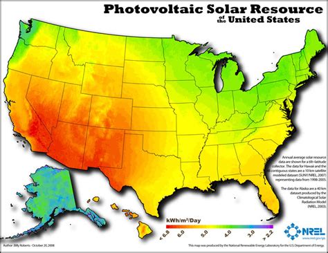 United States Solar Map