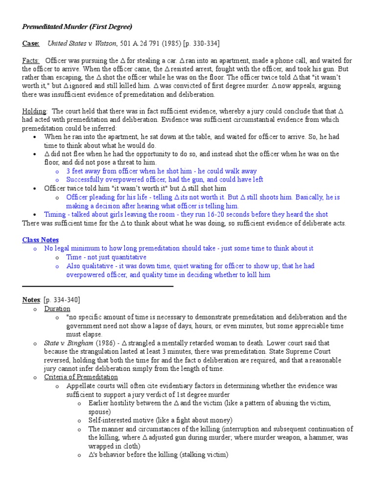 United States V Watson