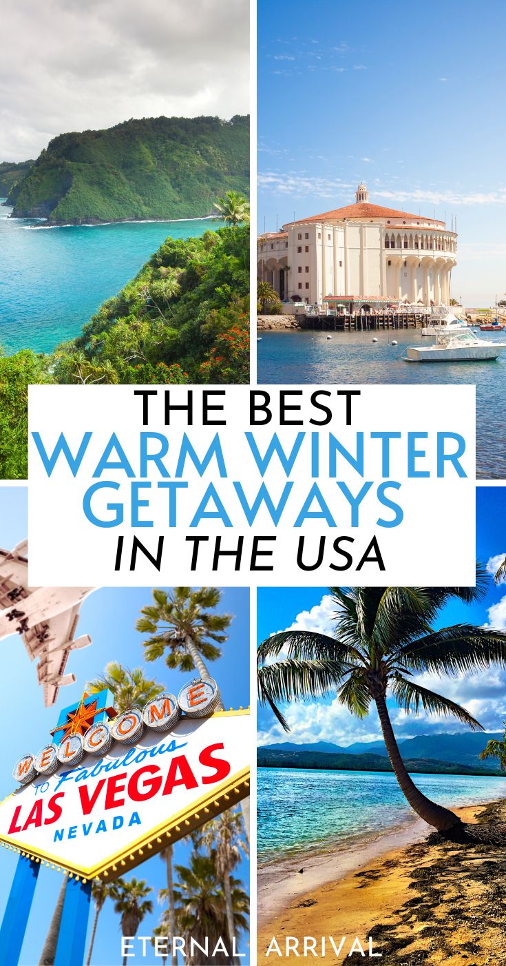 Warm Places In January United States