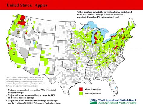 Where Are Apples Grown In The United States Where Are Apples Grown In The United States