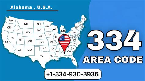 Where Is Area Code 334 Located In The United States